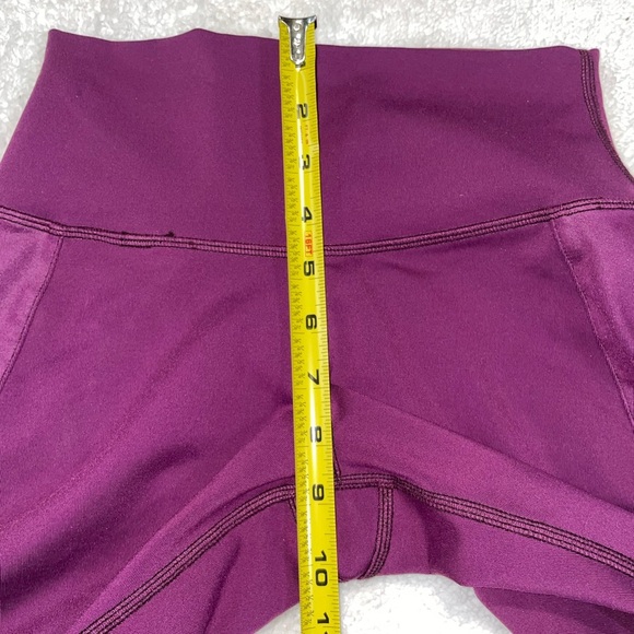 ALO Yoga High Waisted Yoga Capris Leggings Stretch Patina Purple Womens‎ Size XS - Picture 10 of 10